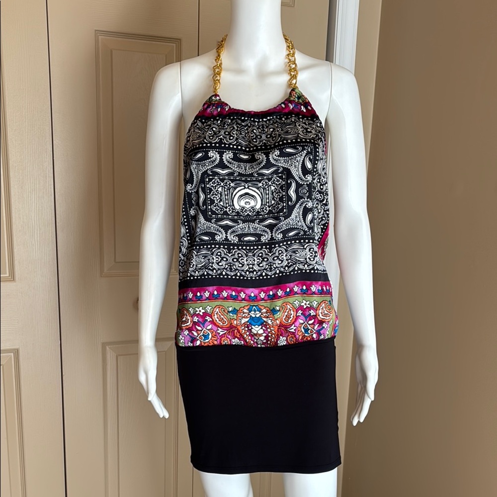 JOSHUA bandana on a chain style dress